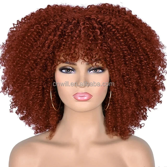 20colors in Stock Afro Kinky Curly Wig Heat Resistant Short Kinky Curly Wigs Synthetic Hair Wig
🚚Livraison gratuite rapide et sécurisé FR FelizShop