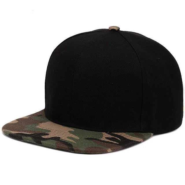Casquette HATLANDER camouflage snapback en polyester – Casquette plate de baseball camouflage sans broderie – Casquette homme et femme🚚 Livraison rapide FelizShop