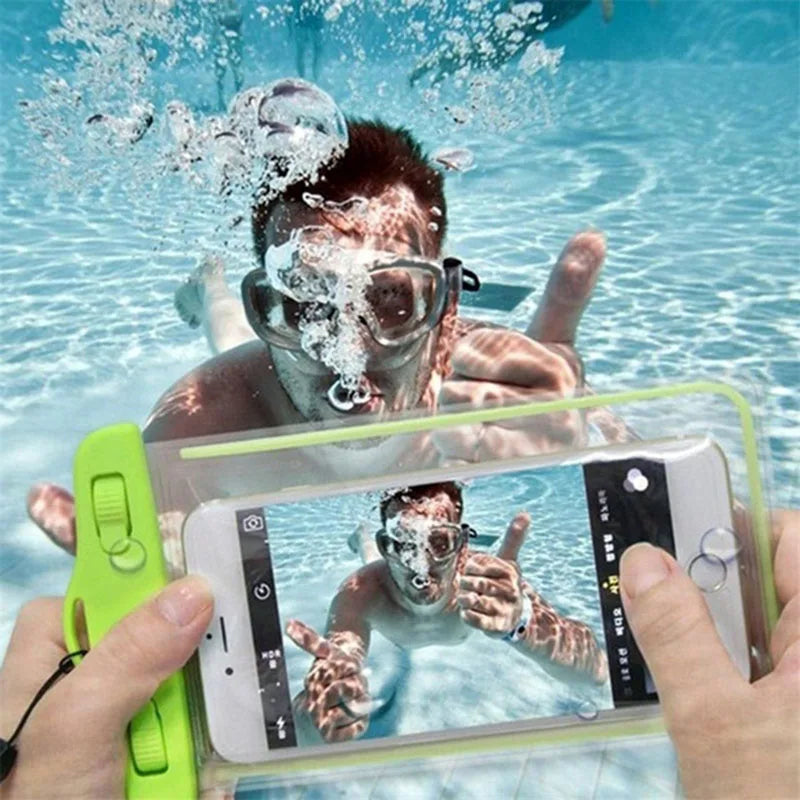 Pochette étanche pour téléphone – Sac de plongée, natation, sports nautiques, plage, ski – Étui sec pour téléphone jusqu’à 6 pouces 🚚 Livraison rapide en 8 à 12 jours ouvrés depuis la France FelizShop
