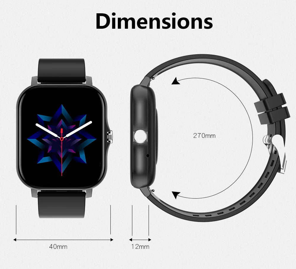 Montre connectée sport 1,83'' — Montre fitness, suivi santé, étanche, appels sans fil — Pour hommes et femmes — Compatible iOS, Xiaomi (2025)🚚 Livraison rapide en 8 à 12 jours ouvrés depuis la France FelizShop