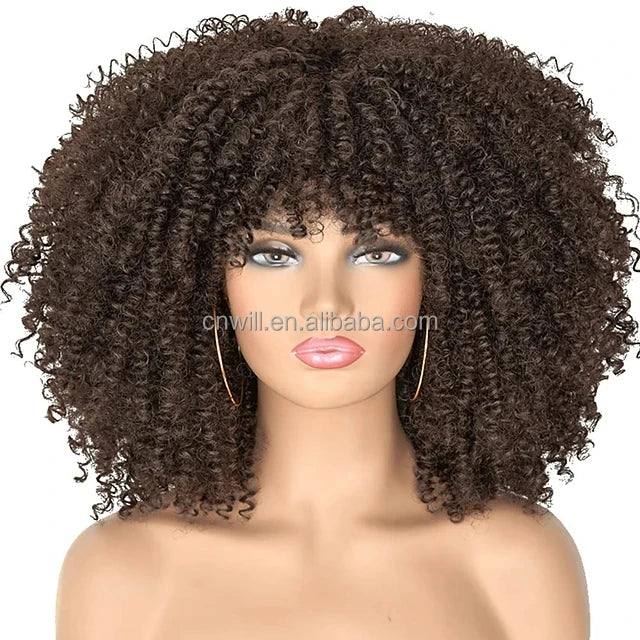 20colors in Stock Afro Kinky Curly Wig Heat Resistant Short Kinky Curly Wigs Synthetic Hair Wig
🚚Livraison gratuite rapide et sécurisé FR FelizShop