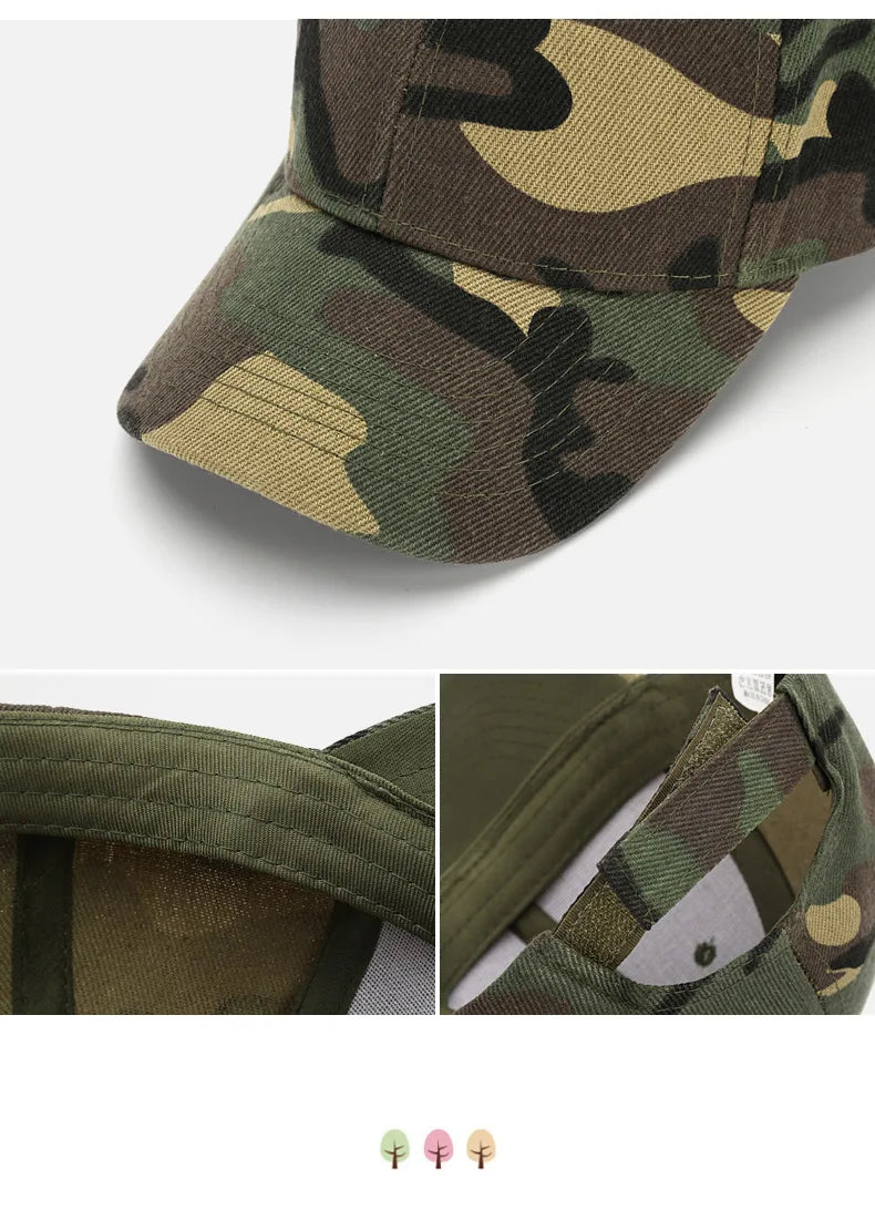 Nouvelle casquette d’été pour enfants en coton – Casquette camouflage style jungle pour garçons et filles – Casquette hip-hop réglable pour étudiants et bébés🚚 Livraison rapide FelizShop