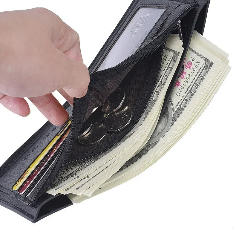 Portefeuille Homme – Fin, Compact & Élégant | Avec Poche à Monnaie🚚 Livraison rapide en 8 à 12 jours ouvrés depuis la France FelizShop