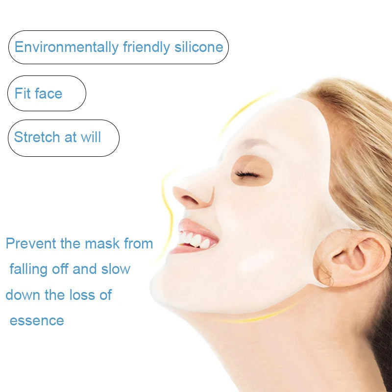 Masque en Silicone 3D Réutilisable – Couvre-Masque Anti-Évaporation pour Soins du Visage🚚 Livraison rapide en 8 à 12 jours ouvrés depuis la France FelizShop