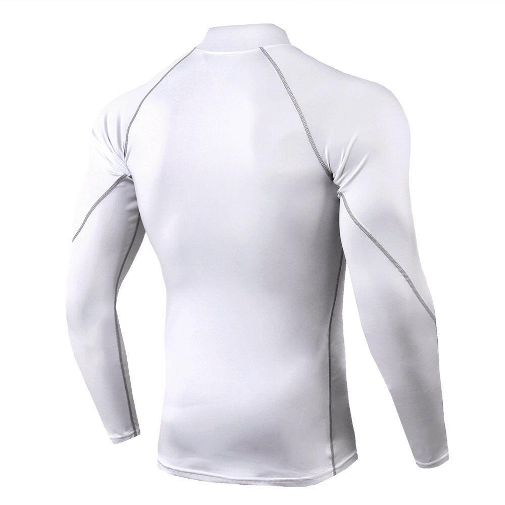 T-shirt de Sport Homme à Manches Longues – Haut de Compression Séchage Rapide, Idéal pour le Fitness, la Musculation, le Running et le Training🚚 Livraison rapide en 8 à 12 jours ouvrés depuis la France FelizShop
