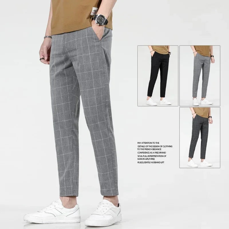 Pantalon Carreaux Homme 2025 – Style Européen & Américain | Slim Fit
Tailles : 30 à 38 (EU)
Matière : tissu confortable, mélange polyester et coton
Coupe : slim fit, adaptée business, loisirs et voyage
Style : carreau FelizShop
