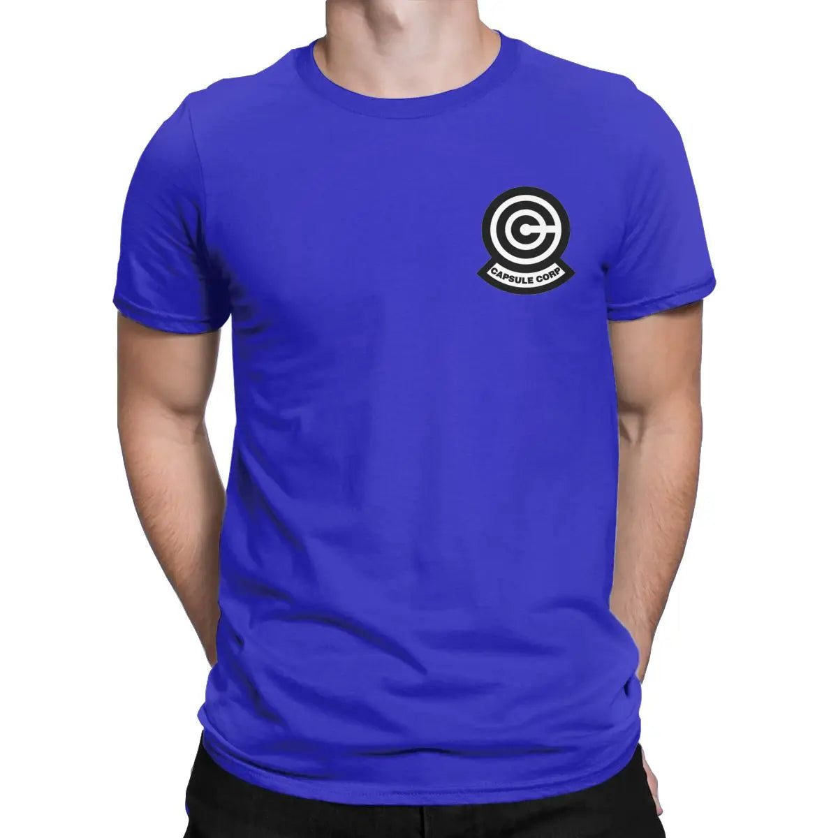 T-shirt Homme Capsule Corp – 100% Coton – Style Geek & Décontracté🚚 Livraison rapide en 8 à 12 jours ouvrés depuis la France FelizShop