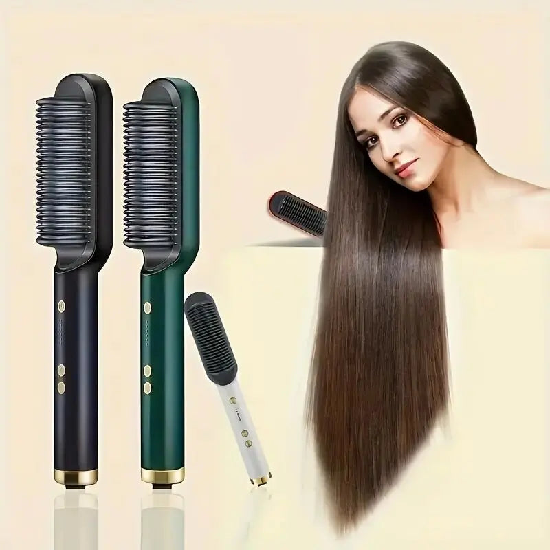 Peigne Lisseur Électrique 2-en-1 – Lissage & Boucles
Dimensions : environ 26 cm de long x 3,5 cm de large
Poids : léger et maniable, env. 250 g 🚚 Livraison rapide en 8 à 12 jours ouvrés depuis la France FelizShop