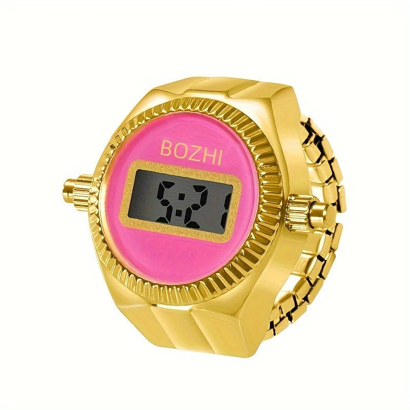 Bague Montre Électronique – Anneau Créatif Homme & Femme pour Lire l’Heure FelizShop