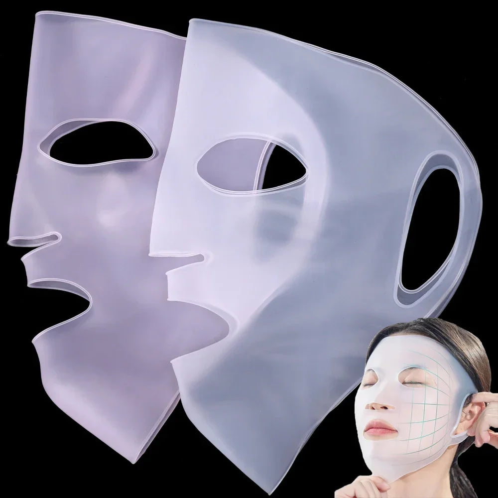 Masque Couvre-Visage en Silicone 3D – Réutilisable avec Attache Oreilles – Pour Booster l’Hydratation & les Soins🚚 Livraison rapide en 8 à 12 jours ouvrés depuis la France FelizShop