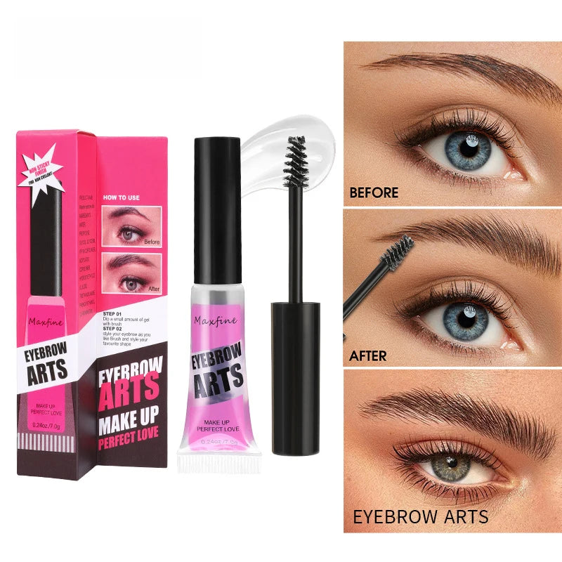 Gel à sourcils transparent – Fixation longue durée, waterproof, séchage rapide – Maquillage des yeux 🚚 Livraison rapide en 8 à 12 jours ouvrés depuis la France FelizShop