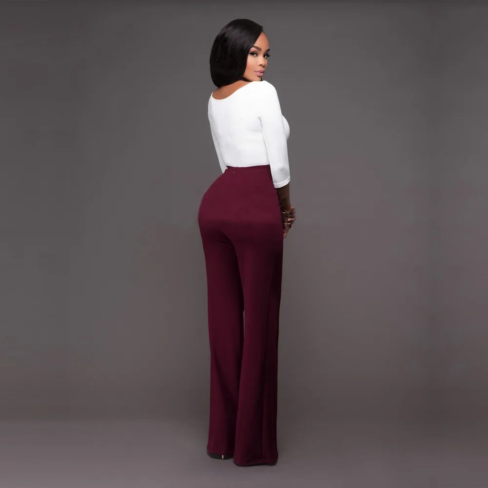 casual high waist long pants women office lady slim shirts & blouses wild pantalones clothing elegant Button straight leg pants
🚚Livraison gratuite rapide et sécurisé FR FelizShop