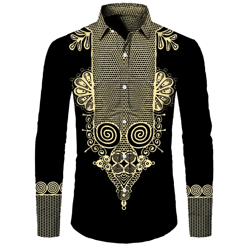 Chemise Dashiki Africaine Homme – Imprimé Ethnique, Manches Longues & Style Streetwear
🚚Livraison rapide gratuite et sécurisée FelizShop