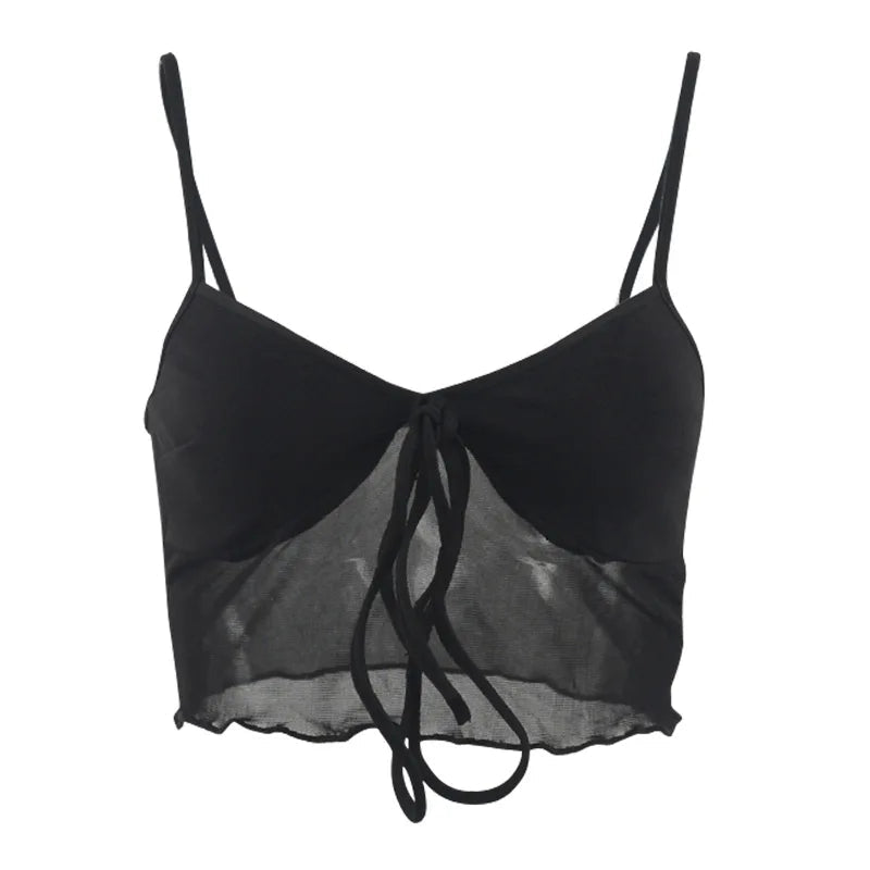 Crop Top Corset Noir Femme – Sans Manches, Dos Nu & Lacets
Tailles : S à L
Matière : tissu mesh léger, détails à lacets
Style : sexy et streetwear, dos transparent, coupe courte (cropped)
Saison : été 🚚 Livraison FelizShop