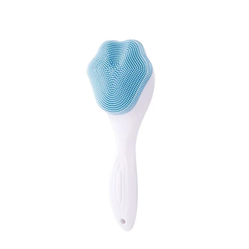 Soft Silicone Facial Cleansing Brush 2 in 1 Silicone Face Mask Brush & Face Scrubber For Exfoliating Massaging Remove Blackhead 🚚 Livraison rapide en 8 à 12 jours ouvrés depuis la France FelizShop