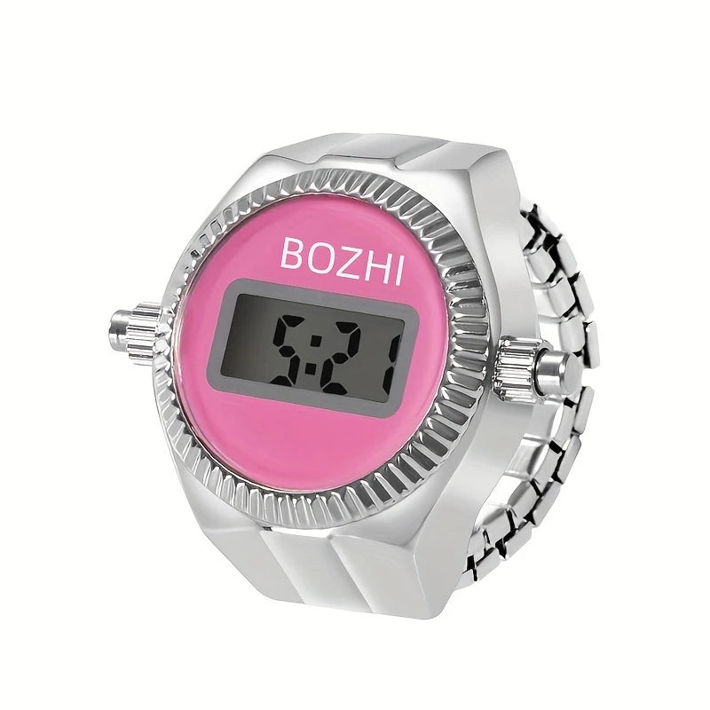 Bague Montre Électronique – Anneau Créatif Homme & Femme pour Lire l’Heure FelizShop