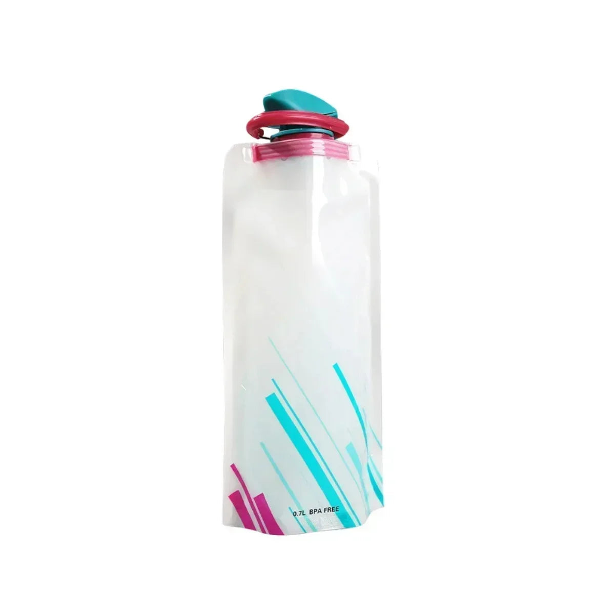 Gourde souple pliable portable 700 ml — Sac d’eau réutilisable pour activités outdoor — Avec mousqueton 🚚 Livraison rapide en 8 à 12 jours ouvrés depuis la France FelizShop