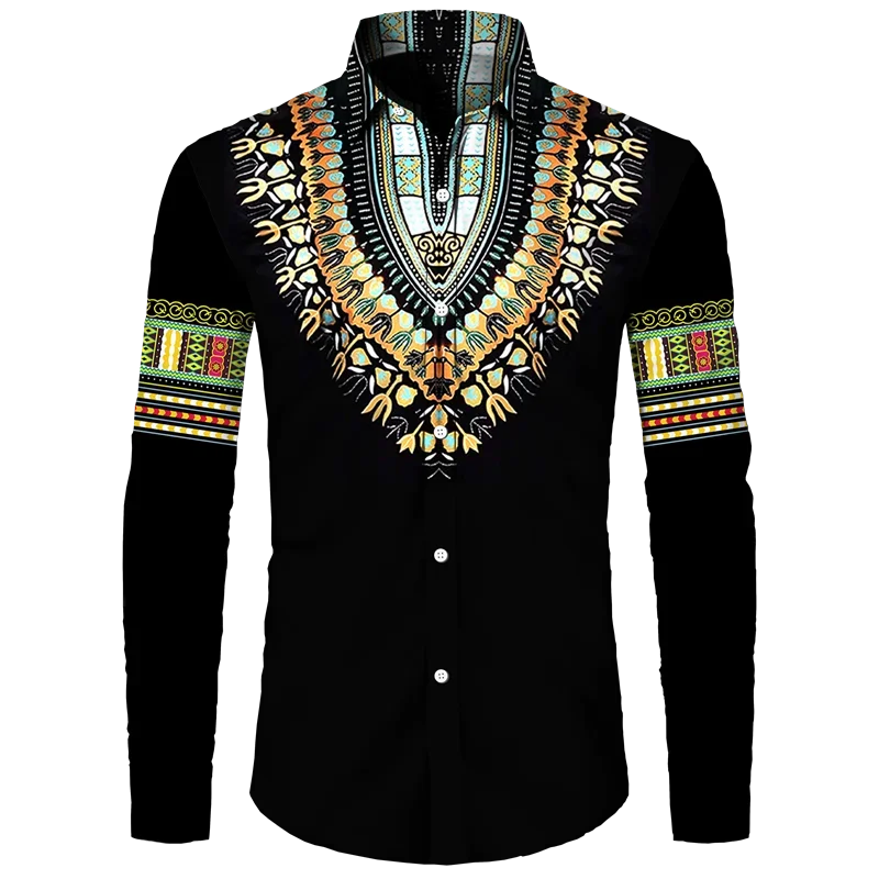 Chemise Dashiki Africaine Homme – Imprimé Ethnique, Manches Longues & Style Streetwear
🚚Livraison rapide gratuite et sécurisée FelizShop