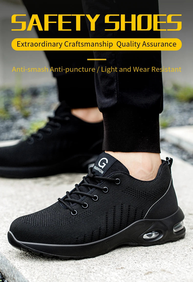 Chaussures de Sécurité Unisexe – Baskets de Travail Respirantes avec Coque en Acier, Résistantes aux Perforations, Confort et Protection
🚚 Livraison rapide en 8 à 12 jours ouvrés depuis la France FelizShop