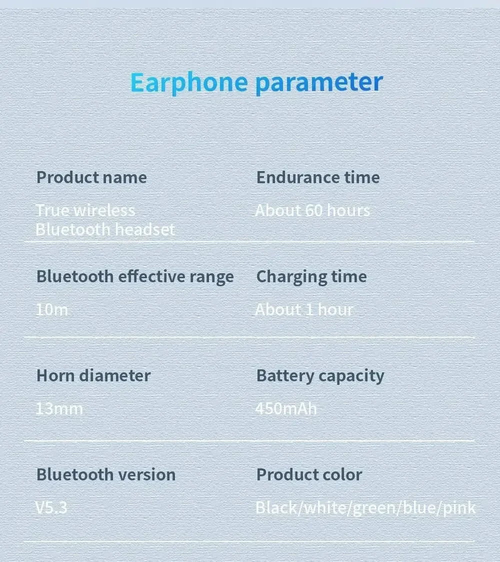 Air Pro True Wireless Bluetooth Earphones Headphones Bin Lanyard HiFi Sound Low Latency Noise Reduction Earbuds for IOS Android FelizShop