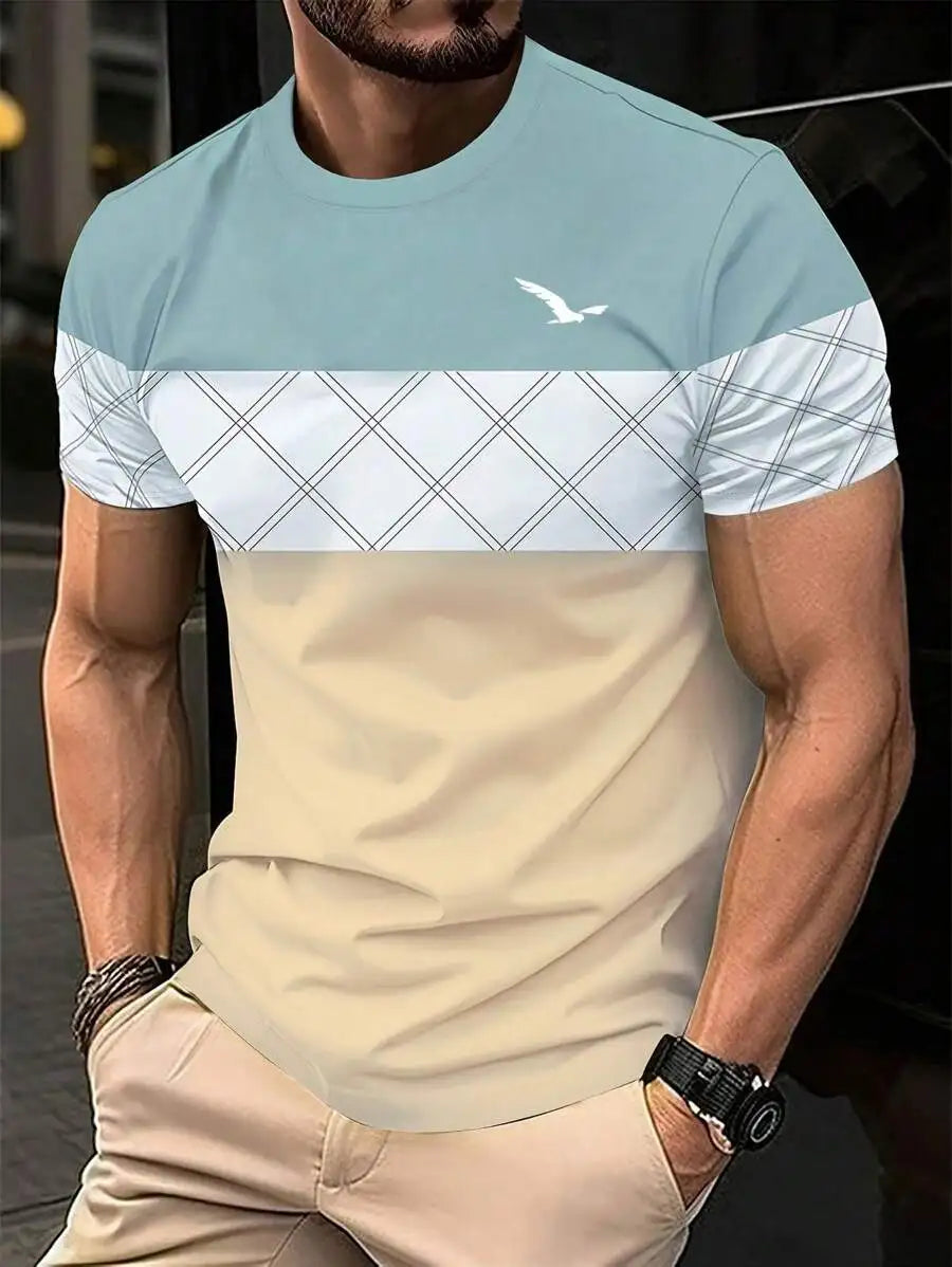 T-shirt Homme Été – Style Streetwear | Manches Courtes, Rayures & Carreaux
Tailles : L à 4XL (grandes tailles incluses)
Matière : coton doux et respirant
Coupe : oversize, confortable et ample
Style : imprimés rayures FelizShop