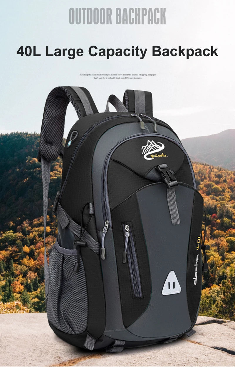 Sac à Dos de Randonnée Unisexe 2024 – Grande Capacité | Montagne & Outdoor
Dimensions : environ 50 x 30 x 20 cm
Capacité : grande capacité (environ 35-40L)
Matière : tissu résistant à l’eau et déchirures
Style : FelizShop