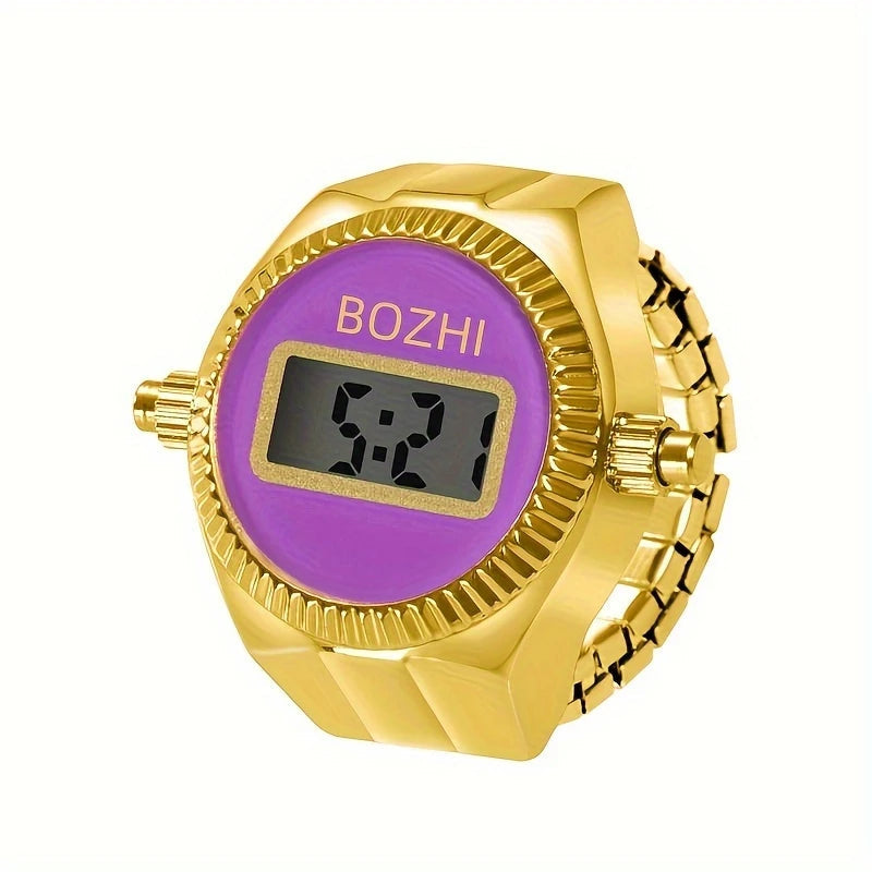Bague Montre Électronique – Anneau Créatif Homme & Femme pour Lire l’Heure FelizShop
