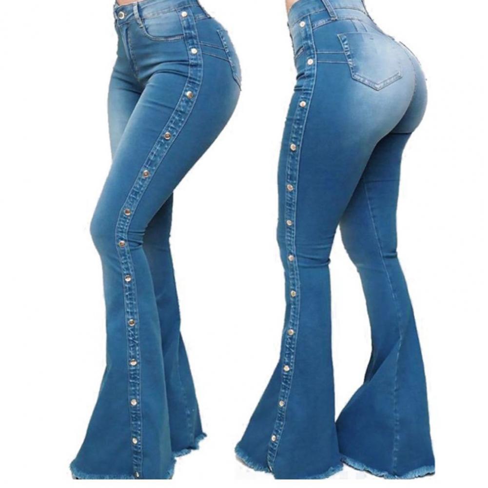 Mid Waisted Stretch Flare Jeans Women Denim Pants Wide Leg Butt-lifted Casual Korean Style Skinny Bell Bottom Pocket Trousers
🚚Livraison gratuite rapide et sécurisé FR FelizShop