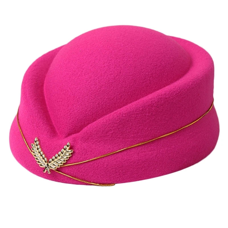 Chapeau Hôtesse de l’Air – Accessoire Uniforme & Cosplay Élégant Femme FelizShop