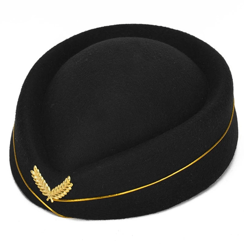 Chapeau Hôtesse de l’Air – Accessoire Uniforme & Cosplay Élégant Femme FelizShop