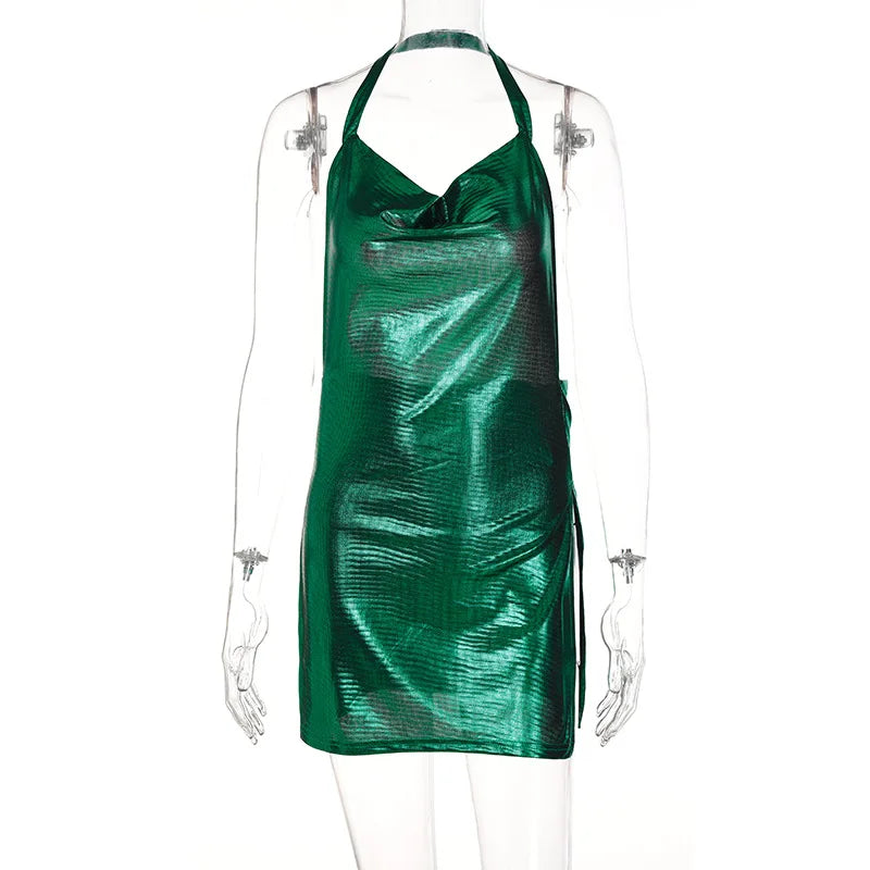 Robe courte élégante et sexy pour femme — Col noué, dos nu, décolleté orné de sequins — Robe de soirée, fête, danse
🚚 Livraison rapide en 8 à 12 jours ouvrés depuis la France FelizShop