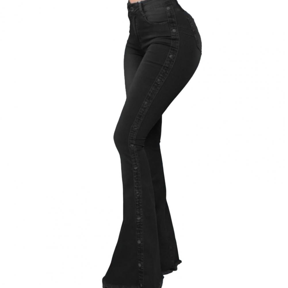 Mid Waisted Stretch Flare Jeans Women Denim Pants Wide Leg Butt-lifted Casual Korean Style Skinny Bell Bottom Pocket Trousers
🚚Livraison gratuite rapide et sécurisé FR FelizShop