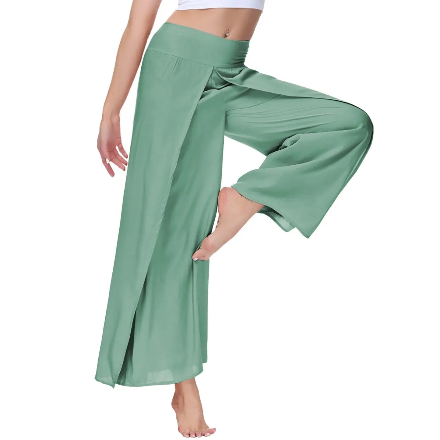 Pantalon Palazzo Femme Taille Haute – Plissé & Évasé | Style Plage
Tailles : S à XL
Matière : tissu léger, fluide et élastique
Coupe : taille haute, jambes larges évasées avec fentes latérales
Style : pantalon amp FelizShop