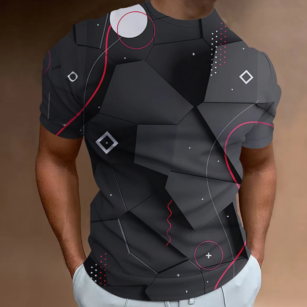 T-shirt Homme – Motif Géométrique 3D | Oversize & Décontracté
Tailles : M à XXL – coupe loose oversize
Matière : coton doux et respirant
Style : imprimé 3D géométrique, look rétro et casual 🚚 Livraison rapi FelizShop