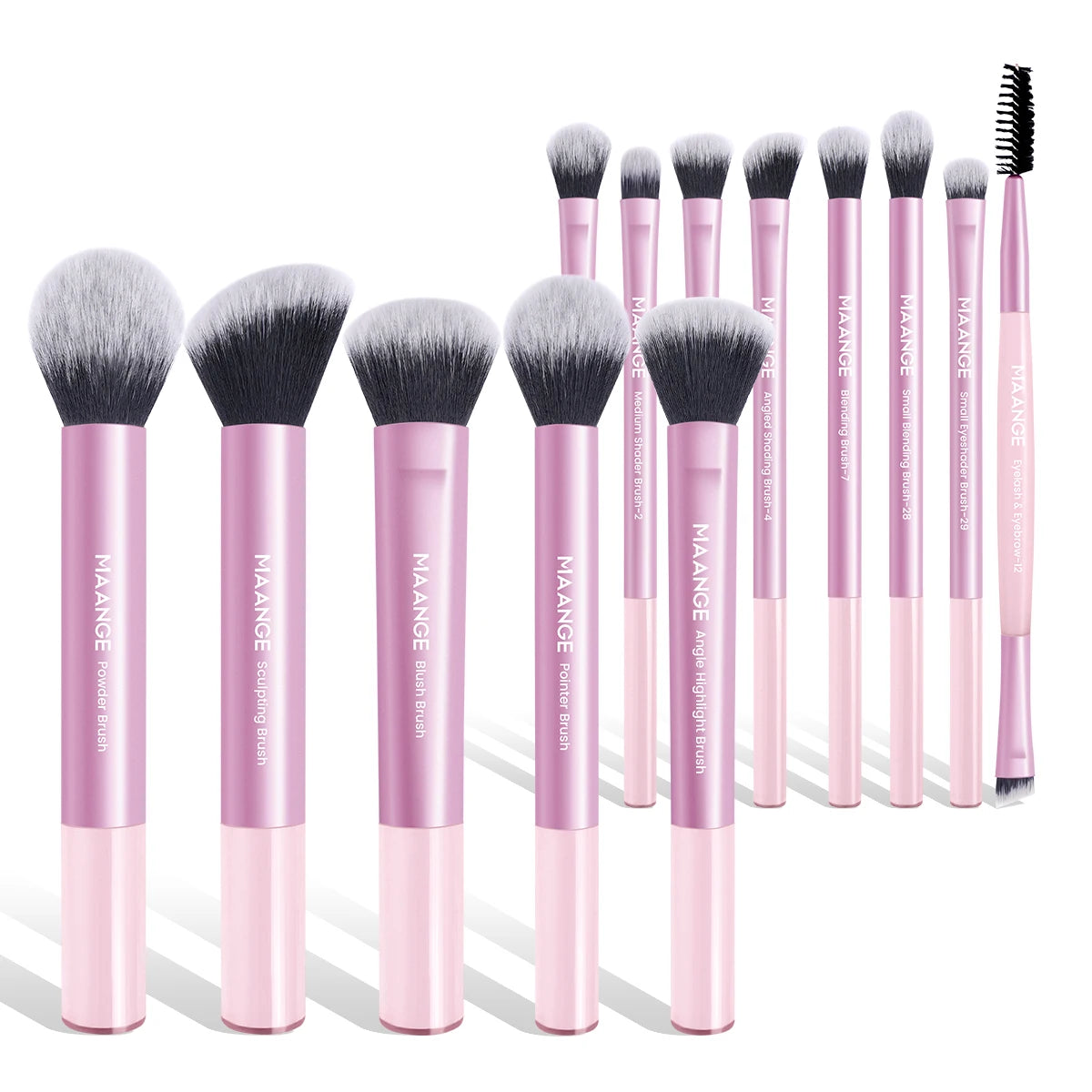 Pinceaux de maquillage professionnels pour une application parfaite et un rendu naturel des cosmétiques