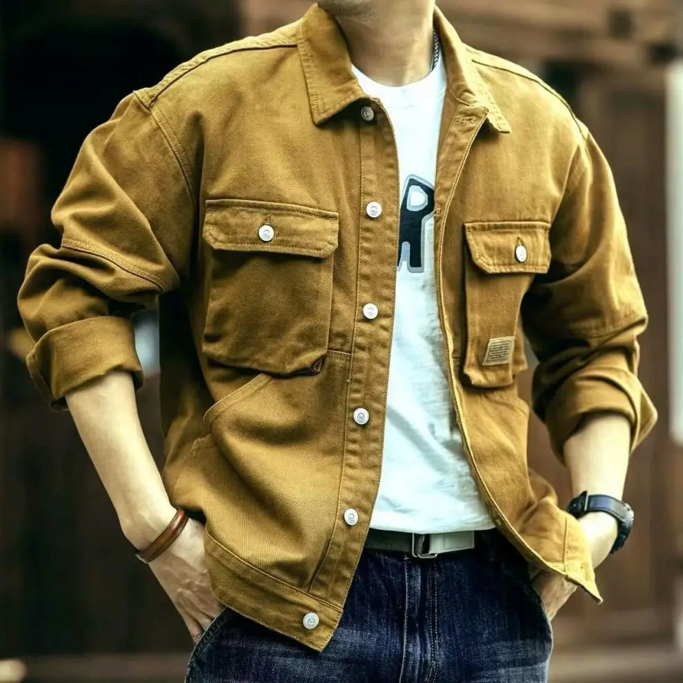 Veste Cargo Homme – Printemps/Automne 2024 | Style Décontracté & Urbain | Coupe Large Haute Qualité en Jean
🚚Livraison rapide gratuite et sécurisée FelizShop