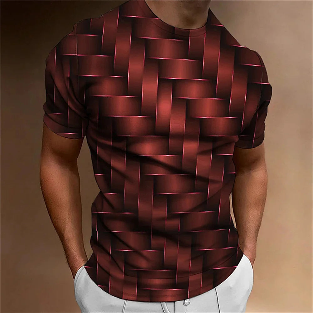T-shirt Homme – Motif Géométrique 3D | Oversize & Décontracté
Tailles : M à XXL – coupe loose oversize
Matière : coton doux et respirant
Style : imprimé 3D géométrique, look rétro et casual 🚚 Livraison rapi FelizShop