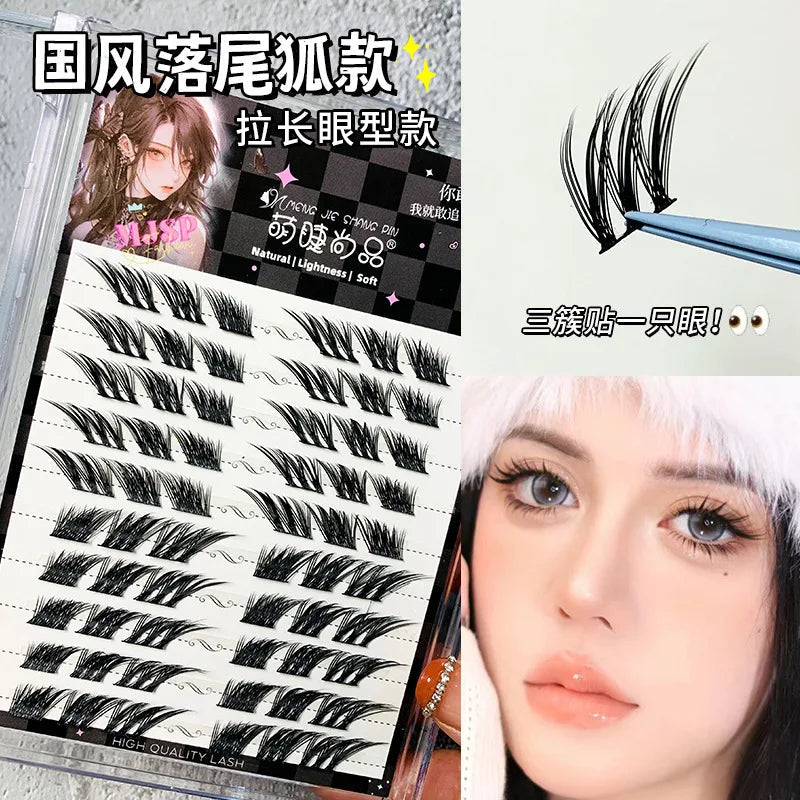 Faux-cils Segments Effet Fox Eyes – Regard Allongé & Naturel🚚Livraison gratuite rapide et sécurisé FR - FelizShop