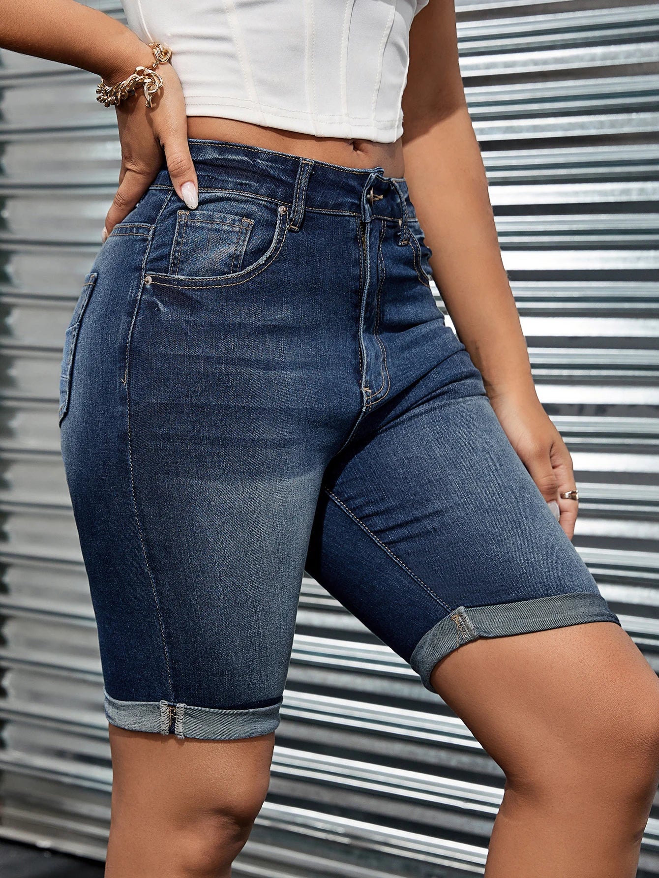 Nouveau Jean Slim Femme – Style Européen et Américain, Stretch Confortable, Coupe Ajustée, Pantalon 7/8 Polyvalent🚚 Livraison rapide en 8 à 12 jours ouvrés depuis la France FelizShop