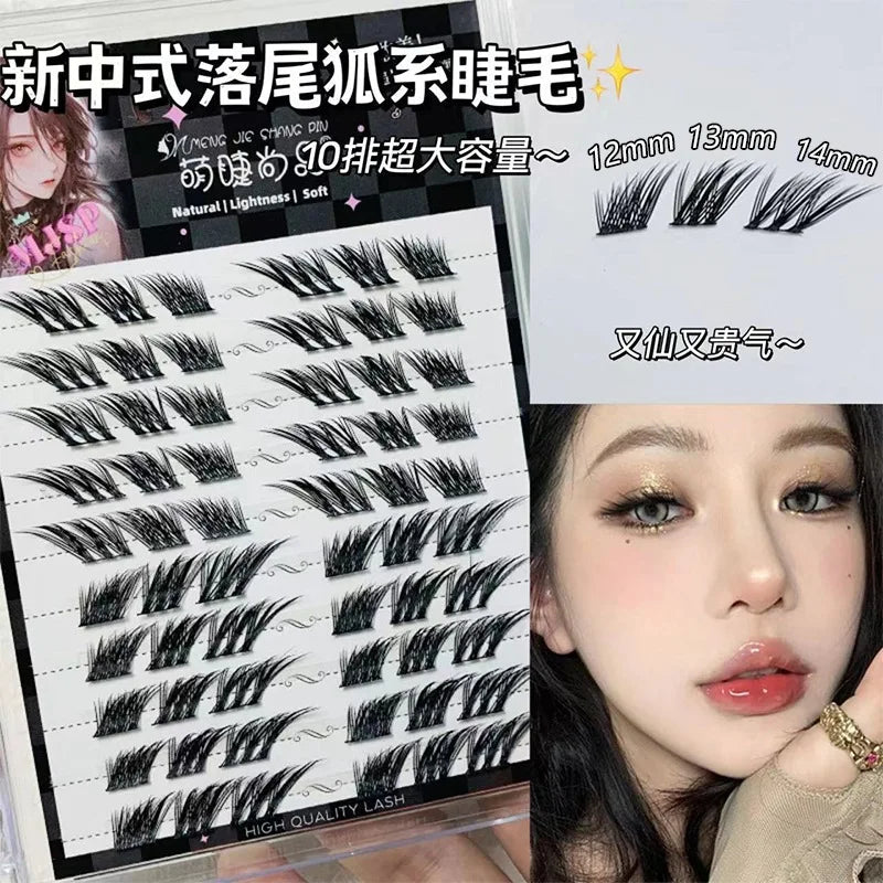 Faux-cils Segments Effet Fox Eyes – Regard Allongé & Naturel🚚Livraison gratuite rapide et sécurisé FR FelizShop