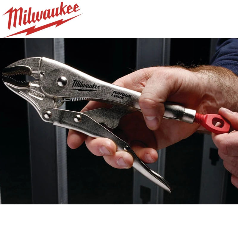 Pince-étau Milwaukee 250 mm – Torque Lock Mâchoires Courbes FelizShop