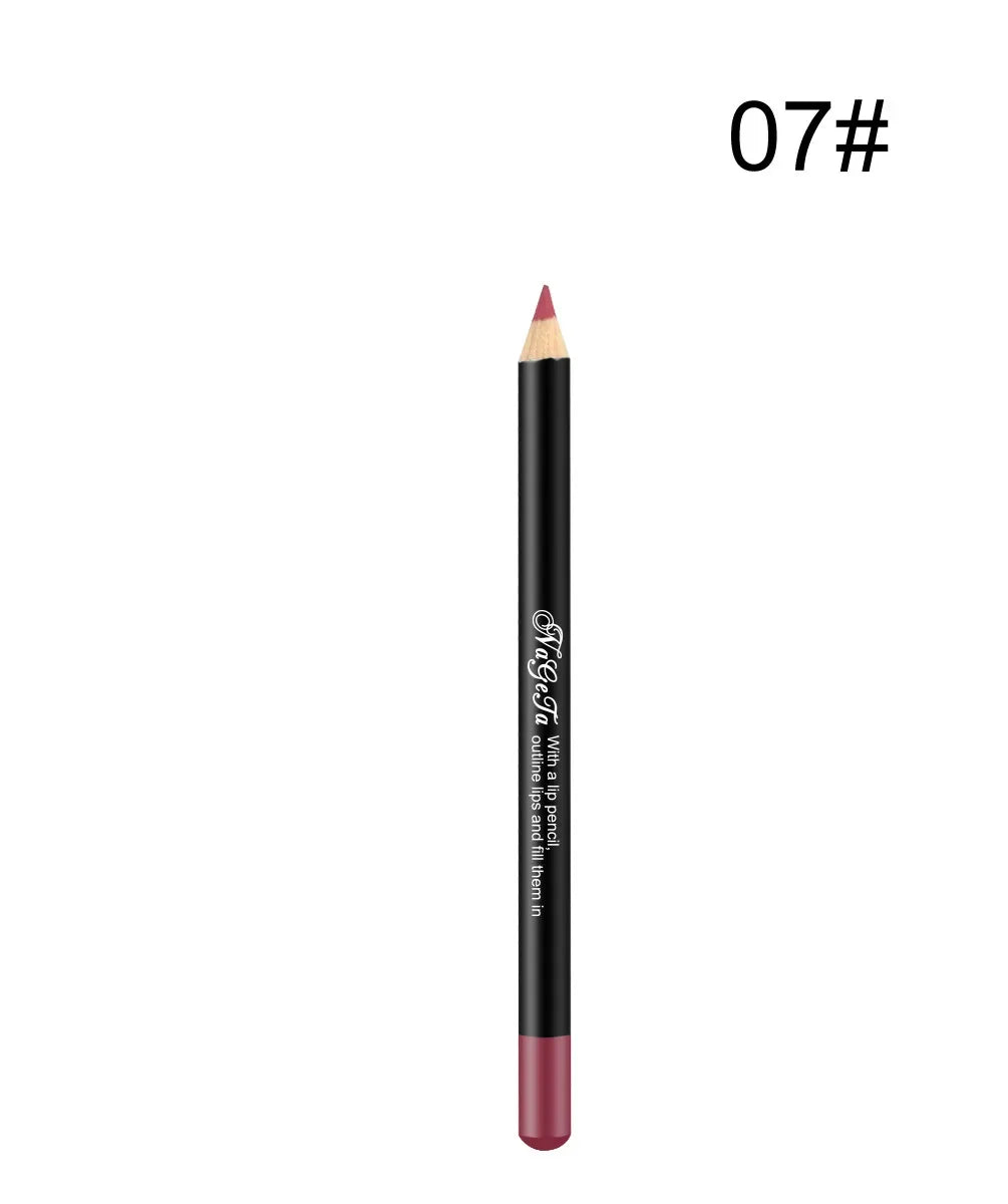 Set 12 Crayons à Lèvres Nude – Lip Liners Waterproof & Hydratants | Teintes Naturelles au Fini Mat🚚 Livraison rapide FelizShop