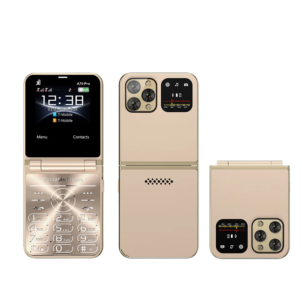 SERVO A70 PRO – Téléphone à Clapet 3G Double SIM avec Radio, Flash & Plus !
🚚Livraison gratuite rapide et sécurisé FR - FelizShop
