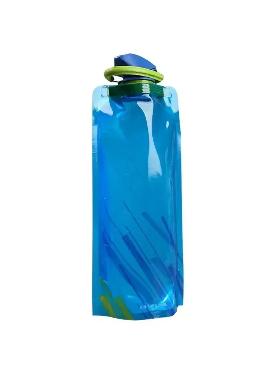 Gourde souple pliable portable 700 ml — Sac d’eau réutilisable pour activités outdoor — Avec mousqueton 🚚 Livraison rapide en 8 à 12 jours ouvrés depuis la France FelizShop