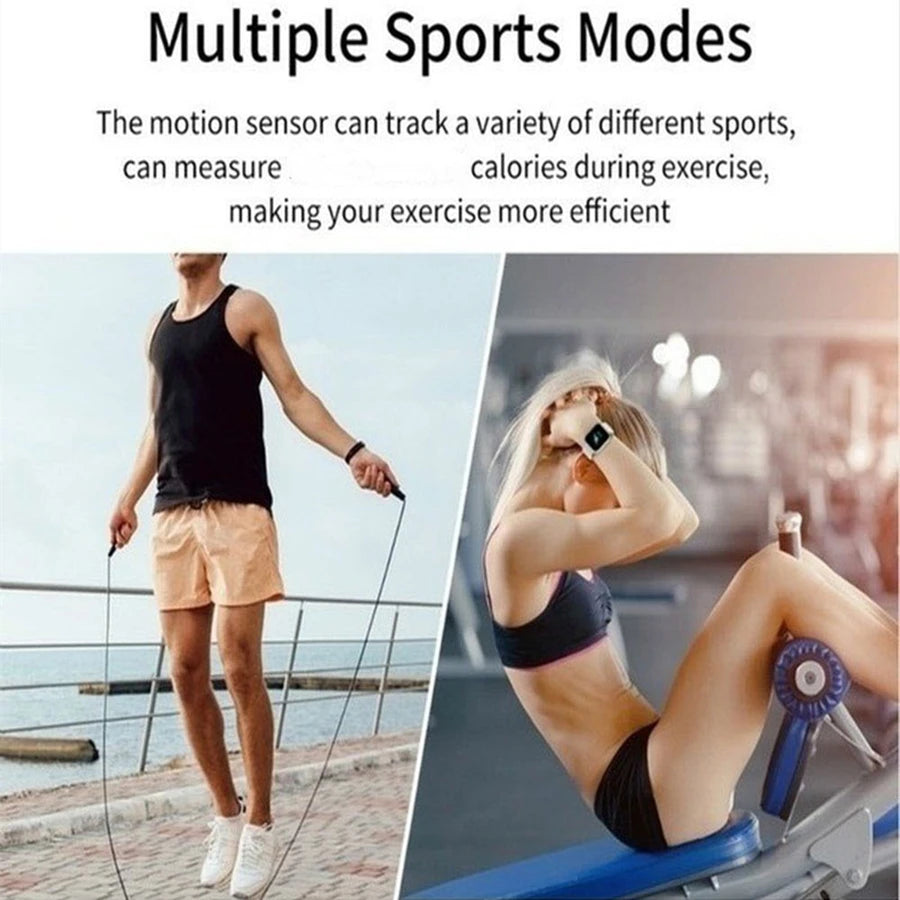 Montre connectée pour hommes et femmes — Montre bracelet Bluetooth, musique, sport, suivi santé, bracelet fitness, montre digitale
🚚 Livraison rapide en 8 à 12 jours ouvrés depuis la France FelizShop