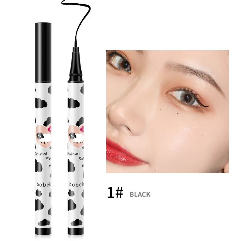 Eyeliner Liquide Waterproof – Noir & Brun | Séchage Rapide, Effet Lying Silkworm pour Regard Agrandi🚚 Livraison rapide FelizShop