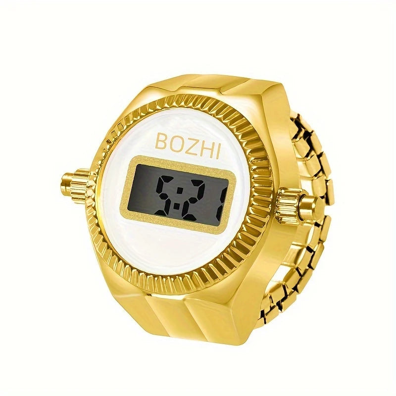 Bague Montre Électronique – Anneau Créatif Homme & Femme pour Lire l’Heure FelizShop