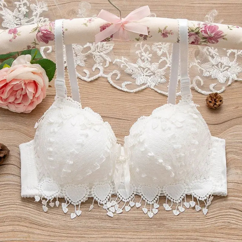 Soutien-gorge féminin sans armature – Lingerie sexy en dentelle pour femmes et filles – Noir/Blanc – Joli soutien-gorge confortable 🚚 Livraison rapide en 8 à 12 jours ouvrés depuis la France FelizShop