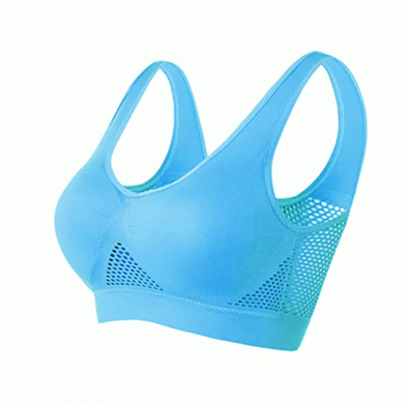 Brassière de sport respirante pour femmes — Soutien-gorge fitness avec coussinets amovibles — Sans coutures, push-up, idéale pour course et gym🚚 Livraison rapide en 8 à 12 jours ouvrés depuis la France FelizShop