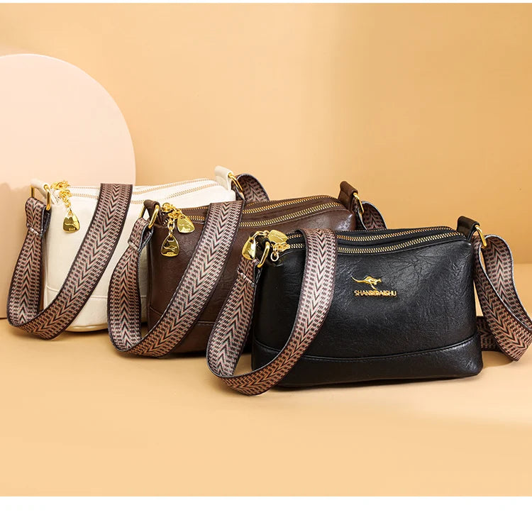 Sac à main femme – Sacs de luxe en cuir souple de haute qualité, design à plusieurs compartiments, porté épaule ou bandoulière. 🚚 Livraison rapide en 8 à 12 jours ouvrés depuis la France FelizShop